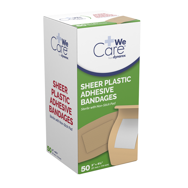 Dynarex  Adhesive Sheer  Bandages - Image 2