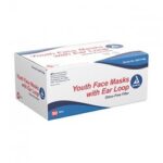 MASK FACE YOUTH/CHILD EARLOOP BLUE 50/BOX