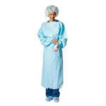 GOWN IMPERVIOUS W/THUMB LOOP POLY BLUE PRECEPT X/LARGE 5X15/CASE