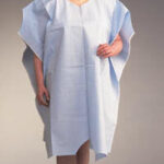 GOWN PONCHO STYLE BLUE XXX/LARGE 25/CASE TIDI