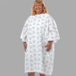 GOWN CLOTH PLUS SIZE FITS UPTO 5/XL BACK RAINDROP EACH