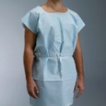 GOWN EXAM FABRI SOFT BLUE 50/CASE GRAHAM