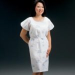 GOWN EXAM FABRI SOFT SEASCAPE 50/CASE GRAHAM