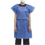 GOWN EXAM NON WOVEN 30"X42" BLUE 50/CASE GRAHAM