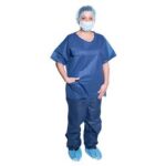 SCRUB SHIRT DISPOSABLE BLUE XX/LARGE 50/CASE