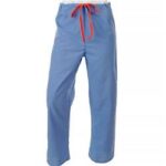 SCRUB PANTS REVERSIBLE CIEL BLUE X/LARGE