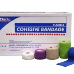 COHESIVE BANDAGE 1" X 5 YDS L/F TAN