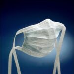 MASK FACE TIE ON FLUID RESISTANT 3M LEVEL 1 50/BOX