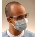 MASK FACE ISOFLUID EARLOOP FOG FREE BLUE L/F 40/BOX LEVEL 1 (REPLACEMENT FOR 3M1820)