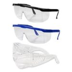 GLASSES SAFETY W/SIDE SHIELDS BLACK 50/CASE DYNAREX